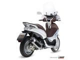 MIVV C.PG.0013 PIAGGIO BEVERLY 125 / 300 ( 2010 / 13 ) Full System(Kat) Exhaust "Urban" (stainless steel; approved) – Accessories in the 2WheelsHero Motorcycle Aftermarket Accessories and Parts Online Shop