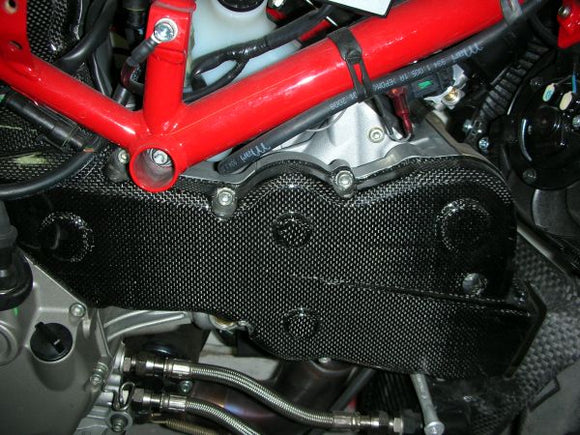 CARBONVANI Ducati Superbike 1198 / S (08/12) Carbon Engine Belt Cover Guard (lower) – Accessories in the 2WheelsHero Motorcycle Aftermarket Accessories and Parts Online Shop