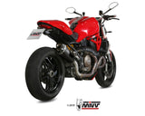 MIVV D.030 Ducati Monster 1200 (14/16) Slip-on Exhaust "Delta Race" (black; approved) – Accessories in the 2WheelsHero Motorcycle Aftermarket Accessories and Parts Online Shop