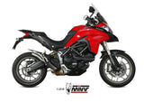 MIVV D.037 Ducati Multistrada 950 / 950S (17/21) Slip-on Exhaust "Double Gun" (stainless steel; approved) – Accessories in the 2WheelsHero Motorcycle Aftermarket Accessories and Parts Online Shop