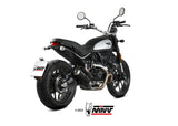 MIVV D.051 Ducati Scrambler 800 (21/22) Slip-on Exhaust "X-M1" (black; not approved) – Accessories in the 2WheelsHero Motorcycle Aftermarket Accessories and Parts Online Shop