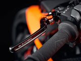 EVOTECH KTM 1390 Super Duke R / Evo (2024+) Handlebar Lever Set "Evo" (folding; long) – Accessories in the 2WheelsHero Motorcycle Aftermarket Accessories and Parts Online Shop