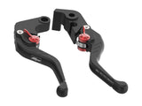 EVOTECH Aprilia Dorsoduro 750 / 900 / Shiver 900 / SL 750 (07/21) Handlebar Lever Set "Evo" (folding; short) – Accessories in the 2WheelsHero Motorcycle Aftermarket Accessories and Parts Online Shop