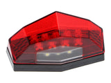 EVOTECH Combination Rear Light / Number Plate Light (Red; Homologated) – Accessories in the 2WheelsHero Motorcycle Aftermarket Accessories and Parts Online Shop