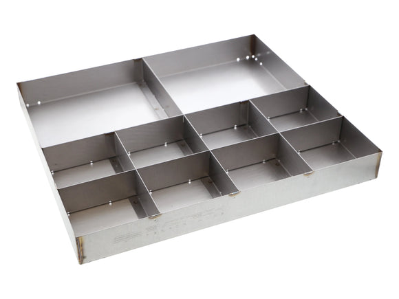 EVOTECH Stainless Steel Part Tray (10 sections) – Accessories in the 2WheelsHero Motorcycle Aftermarket Accessories and Parts Online Shop