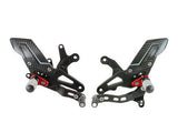 LIGHTECH FTRKA008R Kawasaki ZX-6R Adjustable Rearsets (R version; standard shifting) – Accessories in the 2WheelsHero Motorcycle Aftermarket Accessories and Parts Online Shop