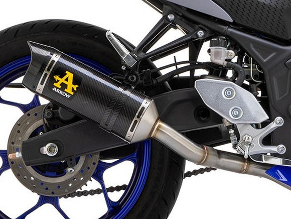 ARROW 71831MK Yamaha R3 (2022+) Carbon Slip-on Exhaust 