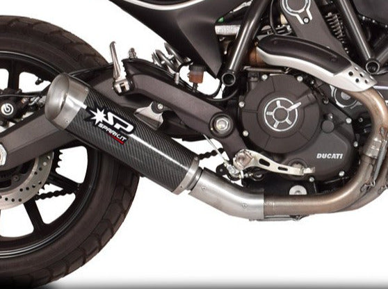 SPARK GDU2102 Ducati Scrambler 800 (15/18) Slip-on Exhaust 