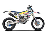 SPARK GHU8002 Husqvarna FE350 Enduro (2017) Dark Style Full Exhaust System "Off Road" (racing) – Accessories in the 2WheelsHero Motorcycle Aftermarket Accessories and Parts Online Shop