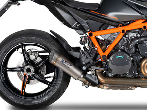 SPARK GKT0114 KTM 1290 / 1390 Super Duke R (2020+) Titanium Slip-on Exhaust "Grid-O" (racing) – Accessories in the 2WheelsHero Motorcycle Aftermarket Accessories and Parts Online Shop