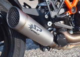 SPARK GKT0114 KTM 1290 / 1390 Super Duke R (2020+) Titanium Slip-on Exhaust "Grid-O" (racing) – Accessories in the 2WheelsHero Motorcycle Aftermarket Accessories and Parts Online Shop