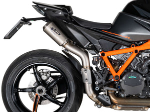 SPARK GKT0117 KTM 1290 / 1390 Super Duke R  (2020+) Titanium High-mount Double Exhaust "Moto-GP" (EU homologated) – Accessories in the 2WheelsHero Motorcycle Aftermarket Accessories and Parts Online Shop