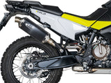 SPARK GKT0501 Husqvarna Norden 901 (2022+) Slip-on Exhaust "Dakar" (EURO 5; dark stainless steel) – Accessories in the 2WheelsHero Motorcycle Aftermarket Accessories and Parts Online Shop