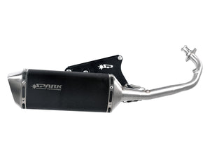 SPARK GPI8801 Vespa Primavera 125 / 150 (14/16) Dark Style Slip-on Exhaust "Force" – Accessories in the 2WheelsHero Motorcycle Aftermarket Accessories and Parts Online Shop