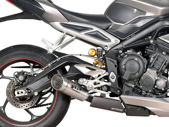 SPARK GTR0507 Triumph Street Triple 765 / 660 Titanium 3/4 Exhaust System 