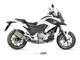 MIVV H.046 HONDA NC 700 S / X ( 2012 / 14 ) Slip on Exhaust "Suono" (stainless steel; approved) – Accessories in the 2WheelsHero Motorcycle Aftermarket Accessories and Parts Online Shop