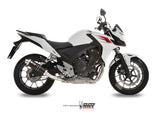 MIVV H.051 HONDA CB 500 F / X ( 2013 / 15 ) Slip On Exhaust "GP" (black; approved) – Accessories in the 2WheelsHero Motorcycle Aftermarket Accessories and Parts Online Shop