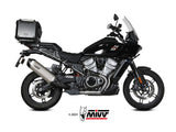 MIVV HD.003 HARLEY DAVIDSON PAN AMERICA / SPECIAL ( 2021+ ) Slip on Exhaust "Speed Edge" (titanium; approved) – Accessories in the 2WheelsHero Motorcycle Aftermarket Accessories and Parts Online Shop