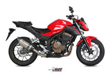 MIVV H.062 HONDA CB 500 F ( 2016 / 18 ) Slip On Exhaust "Suono" (stainless steel; approved) – Accessories in the 2WheelsHero Motorcycle Aftermarket Accessories and Parts Online Shop