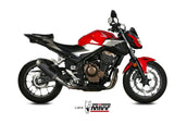 MIVV H.075 HONDA CB 500 F ( 2019 + ) Slip On Exhaust "GP PRO" (black; approved) – Accessories in the 2WheelsHero Motorcycle Aftermarket Accessories and Parts Online Shop
