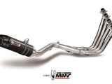 MIVV H.055 HONDA CB 650 F ( 2014 / 18 ) Full System Exhaust "GP" (black + carbon cap; approved) – Accessories in the 2WheelsHero Motorcycle Aftermarket Accessories and Parts Online Shop
