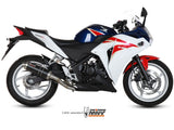 MIVV H.047 HONDA CBR 250 R ( 2011 / 14 ) Slip on Exhaust "GP" (black; approved) – Accessories in the 2WheelsHero Motorcycle Aftermarket Accessories and Parts Online Shop