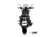 MIVV H.092 Honda CMX 1100 REBEL ( 2022+ ) Slip-on Exhaust "HR-1" (black + long carbon cap back; approved) – Accessories in the 2WheelsHero Motorcycle Aftermarket Accessories and Parts Online Shop
