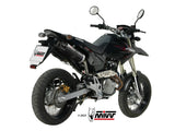 MIVV H.034 HONDA FMX 650 ( 2005 - 06 ) Dual Slip on Exhaust "GP" (black + carbon cap; approved) – Accessories in the 2WheelsHero Motorcycle Aftermarket Accessories and Parts Online Shop