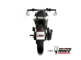 MIVV HU.005 Husqvarna Svartpilen 125 (21/23) Slip on Exhaust "HR-1" (black + aluminum back; approved) – Accessories in the 2WheelsHero Motorcycle Aftermarket Accessories and Parts Online Shop