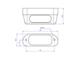 ID025 - CNC RACING LED License Plate Light "Pro" (approved) – Accessories in the 2WheelsHero Motorcycle Aftermarket Accessories and Parts Online Shop