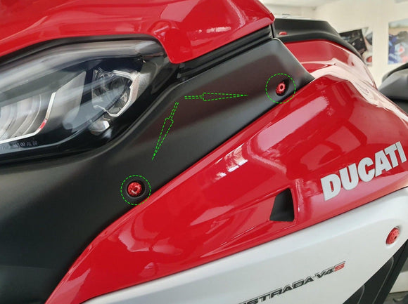 KV302 - CNC RACING Ducati Multistrada V4 / V2 Air Conveyor Cover Screws – Accessories in the 2WheelsHero Motorcycle Aftermarket Accessories and Parts Online Shop