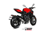 MIVV V.004 MV AGUSTA BRUTALE 800 / RR (2017+) Slip-on Exhaust "X-M5" (titanium; not approved) – Accessories in the 2WheelsHero Motorcycle Aftermarket Accessories and Parts Online Shop