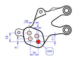 PE411PR - CNC RACING Ducati Streetfighter V2 (2022+) Adjustable Rearset (Pramac Racing Limited Edition) – Accessories in the 2WheelsHero Motorcycle Aftermarket Accessories and Parts Online Shop