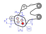 PE411 - CNC RACING Ducati Streetfighter V2 (2022+) Adjustable Rearset – Accessories in the 2WheelsHero Motorcycle Aftermarket Accessories and Parts Online Shop