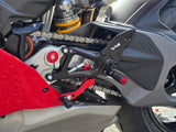 CNC RACING PE414 Ducati Panigale V4 / V4S (2025+) Adjustable Rearsets – Accessories in the 2WheelsHero Motorcycle Aftermarket Accessories and Parts Online Shop