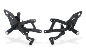 CNC RACING PE414 Ducati Panigale V4 / V4S (2025+) Adjustable Rearsets – Accessories in the 2WheelsHero Motorcycle Aftermarket Accessories and Parts Online Shop