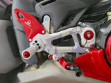 CNC RACING PE414PR Ducati Panigale V4 / V4S (2025+) Adjustable Rearsets (Pramac Limited Edition) – Accessories in the 2WheelsHero Motorcycle Aftermarket Accessories and Parts Online Shop