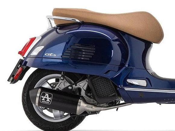 ARROW 53084MI+53537AKN Piaggio Vespa Primavera 125 3V IE (2021+) Aluminum Full Exhaust System 