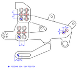 PE407PR - CNC RACING Ducati Panigale V4 (2018+) Adjustable Rearset "Easy" (Pramac Racing edition) – Accessories in the 2WheelsHero Motorcycle Aftermarket Accessories and Parts Online Shop