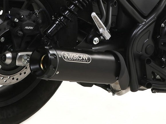 ARROW 74504RBN Honda CMX500 Rebel (2017+) Dark Steel Slip-on Exhaust 