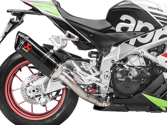 AKRAPOVIC S-A10SO9-RC Aprilia RSV4 / Tuono V4 (17/20) Slip-on Exhaust (carbon) – Accessories in the 2WheelsHero Motorcycle Aftermarket Accessories and Parts Online Shop