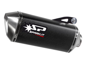 SPARK GDU0831S Ducati Monster 821 (14/17) Exhaust Silencer "Force" (carbon; for SPARK pipe) – Accessories in the 2WheelsHero Motorcycle Aftermarket Accessories and Parts Online Shop