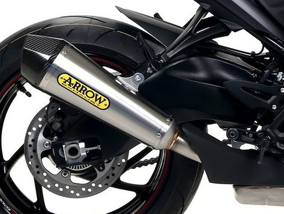 ARROW 71828XKI Suzuki GSXS1000/F (2015+) Steel Slip-on Exhaust 