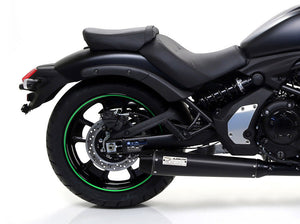 ARROW 74003KZ+74505RB Kawasaki Vulcan S650/Cafe (2017+) Steel Full Exhaust System "Competition Evo Rebel" – Accessories in the 2WheelsHero Motorcycle Aftermarket Accessories and Parts Online Shop