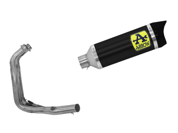 ARROW 71758MI+71930AKN Yamaha MT07 (2021+) Aluminum Full Exhaust System 