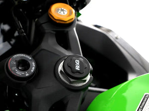 YTI0018 - R&G RACING Kawasaki ZX-25R / ZX-4R Top Yoke Cap – Accessories in the 2WheelsHero Motorcycle Aftermarket Accessories and Parts Online Shop