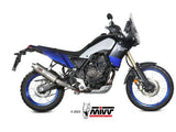 MIVV Y.064 YAMAHA TENERE' 700 (2019 - ) SLIP-ON Exhaust "OVAL" (Stainless Steel; approved) – Accessories in the 2WheelsHero Motorcycle Aftermarket Accessories and Parts Online Shop