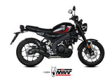 MIVV Y.075 YAMAHA XSR 125 (2022 -) Full System Exhaust "HR-1" (LONG CARBON BACKPLATE; approved) – Accessories in the 2WheelsHero Motorcycle Aftermarket Accessories and Parts Online Shop