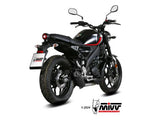 MIVV Y.075 YAMAHA XSR 125 (2022 -) Full System Exhaust "HR-1" (LONG CARBON BACKPLATE; approved) – Accessories in the 2WheelsHero Motorcycle Aftermarket Accessories and Parts Online Shop