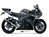 MIVV Y.013 YAMAHA YZF 600 R6 (2003 - 2005) SLIP-ON Exhaust "OVAL" (carbon; approved) – Accessories in the 2WheelsHero Motorcycle Aftermarket Accessories and Parts Online Shop